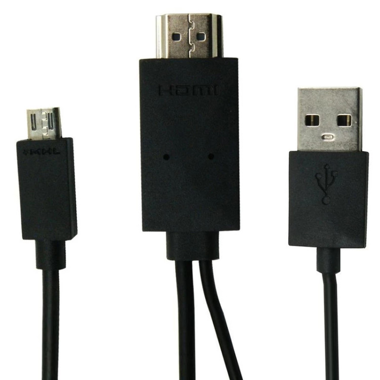 کابل تبدیل MHL به HDMI طول 2 متر